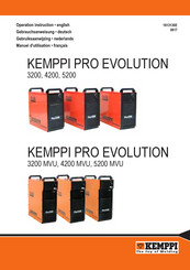 Kemppi PRO EVOLUTION 4200 Gebruiksaanwijzing