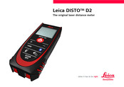 Leica DISTO D2 Handleiding