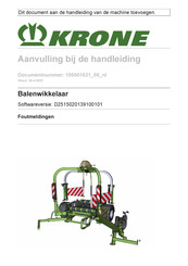 Krone BW301-20 Handleiding