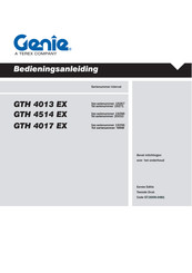 Terex Genie GTH 4017 EX Bedieningshandleiding