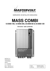 Mastervolt MASS COMBI 12/4000-200 Gebruikers- En Installatiehandleiding