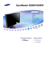 Samsung SyncMaster 204BW Handleiding