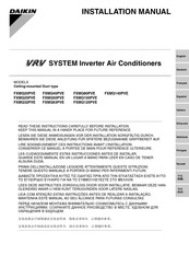 Daikin FXMQ25PVE Installatiehandleiding