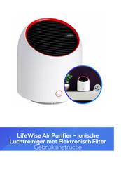 LifeWise Air Purifier Ionische Gebruiksinstructie