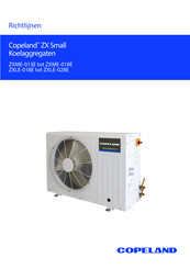 Copeland ZX Small ZXME-013E Gebruiksrichtlijnen