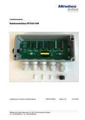 Minebea Intec PR 6130/04N Installatiehandleiding