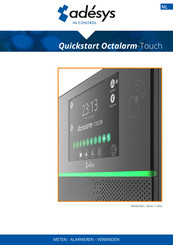 Adesys Octalarm-Touch Snelle Start