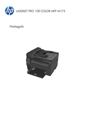 HP LaserJet Pro 100 Color M175 Naslaggids