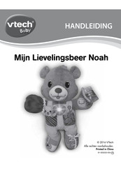 VTech baby Mijn Lievelingsbeer Noah Handleiding