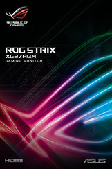 ASus ROG STRIX XG27AQM Gebruikershandleiding