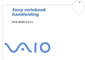 Sony Vaio PCG-R600MEP Handleiding