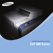 Samsung CLP-600 Series Handleiding