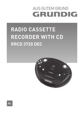 Grundig RRCD 3720 DEC Gebruikershandleiding