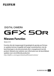 FujiFilm GFX 50R Handleiding