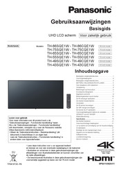 Panasonic TH-43CQE1W Gebruiksaanwijzing