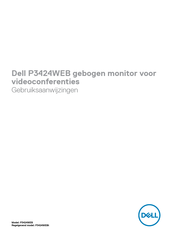 Dell P3424WEBt Gebruiksaanwijzingen