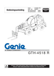 Terex Genie GTH-4020 ER Bedieningshandleiding