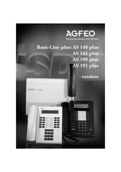 AGFEO AS 140 plus Installatiehandleiding