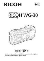 Ricoh WG-30 Handleiding