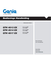 Terex Genie GTH 4013 EX Bedieningshandleiding