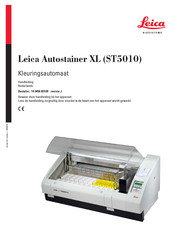 Leica Autostainer XL Handleiding