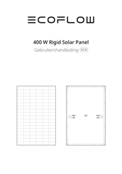 EcoFlow 400 W Rigid Solar Panel Gebruikershandleiding