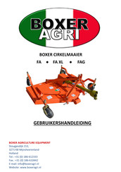 BOXER AGRI FA1800XL Gebruikershandleiding