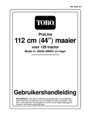 Toro 30546 Gebruikershandleiding