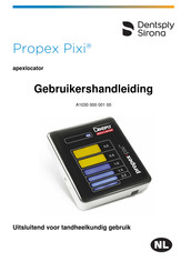 Dentsply Sirona Propex Pixi Gebruikershandleiding