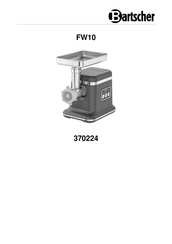 Bartscher 370224 Gebruiksaanwijzing