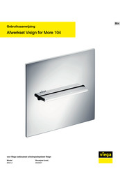 Viega Visign for More 104 Gebruiksaanwijzing