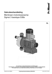 ProMinent Sigma/ 3 S3Ba Gebruikershandleiding