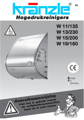 Kränzle W 15/200 Gebruiksaanwijzing