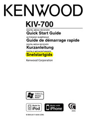 Kenwood KIV-700 Snelgids