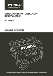 Hyundai HG3600-A Originele Instructies