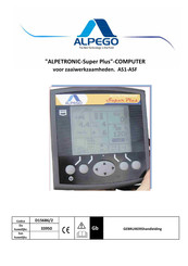 Alpego ALPETRONIC-Super Plus Gebruikershandleiding