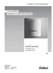 Vaillant ecoTEC exclusive VHR 35-45/5-7 Installatie- En Onderhoudshandleiding