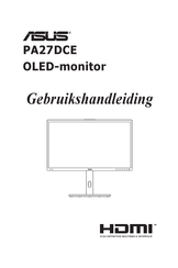 ASus PA27DCE Gebruikshandleiding