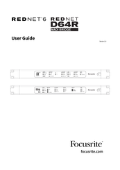 Focusrite REDNET D64R Gebruikershandleiding