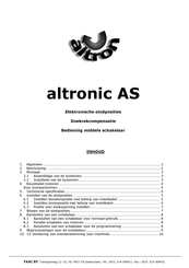 FAAC altron altronic AS Handleiding