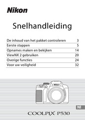 Nikon COOLPIX P530 Snelhandleiding