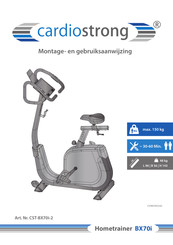 CARDIOSTRONG CST-BX70i-2 Montage- En Gebruiksaanwijzing