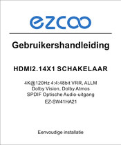 EZCOO EZ-SW41HA21 Gebruikershandleiding