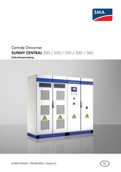 SMA Sunny Central 350 Gebruiksaanwijzing