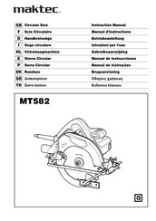 Maktec MT582 Gebruiksaanwijzing