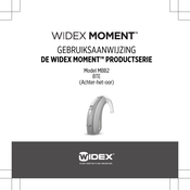 Widex MOMENT MBB2 Gebruiksaanwijzing