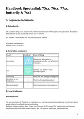 SpectraLink 77 Series Handboek