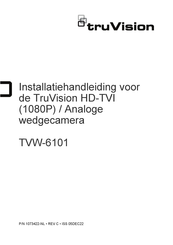 TruVision TVW-6101 Installatiehandleiding