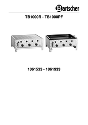 Bartscher 1061933 Gebruiksaanwijzing