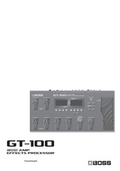 Boss GT-100 Gebruikersgids